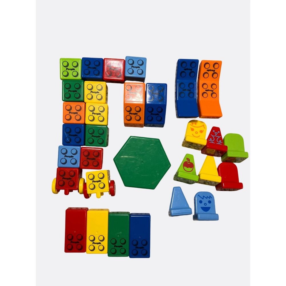 People Magnetic Building Blocks Set With Hexagon Pieces